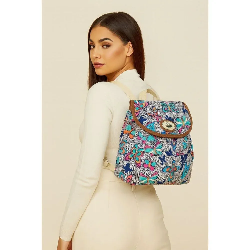Lily Bloom Mini Backpack Bag Night Flight Butterfly Butterflies Women's Woman's